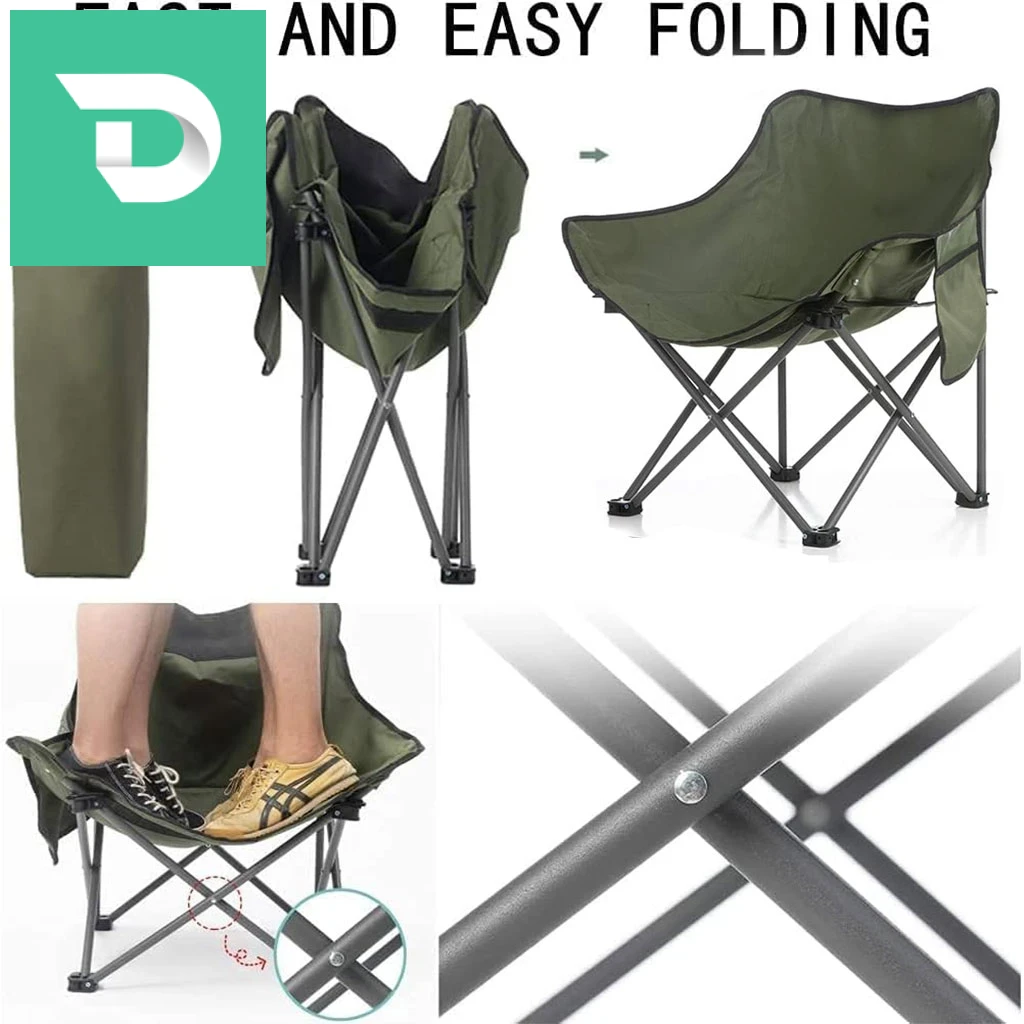 Chaise de Camping Pliante Confortable et Portable Pm – كرسي إسترخاء قابل للطي 