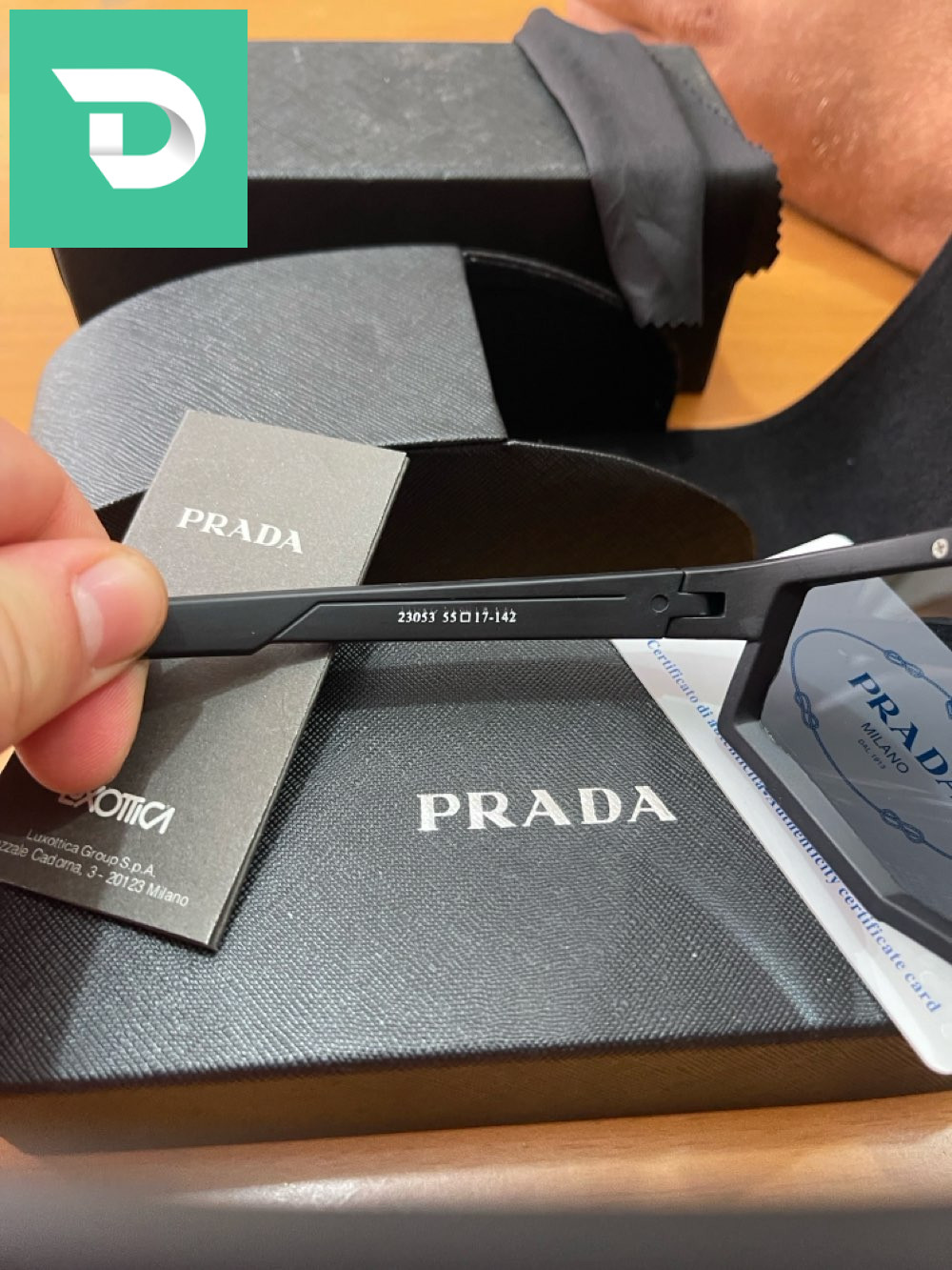 Lunette PRADA original homme 