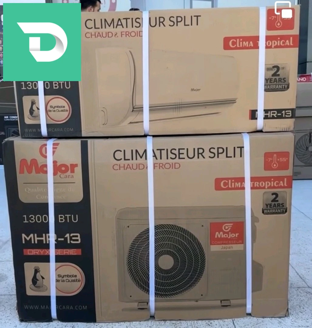 Climatiseur Major cara 13000btu 