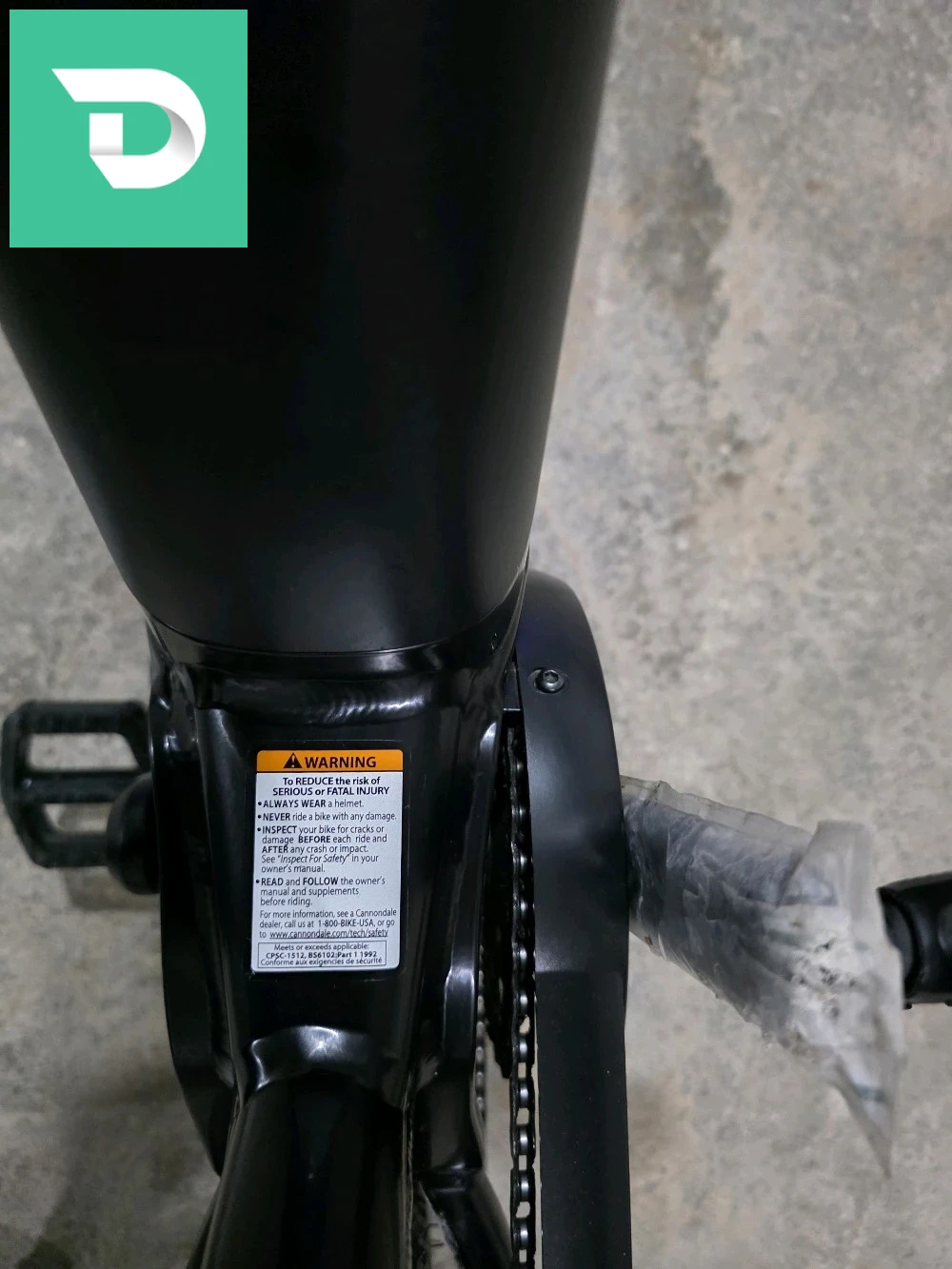 دراجة كهرابائية من نوع CANNONDALE 