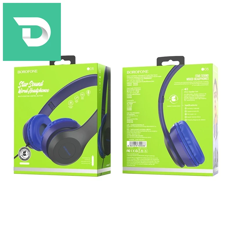 Wired headphones BO5 Star sound 