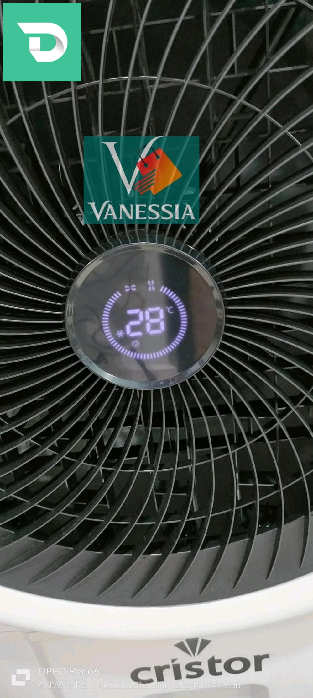 Refroidisseur d’air marque cristor 90L 