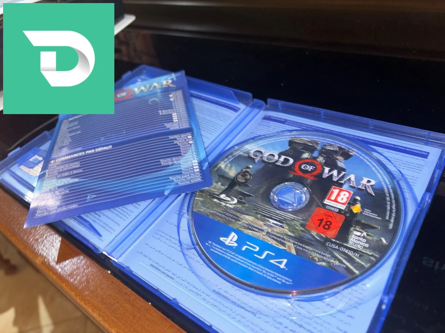 cd ps4 (god of war 4) 