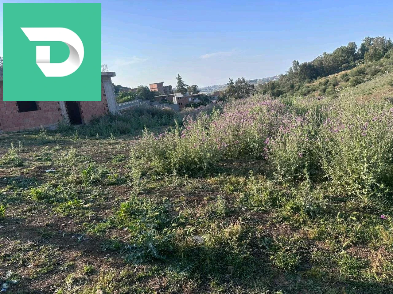 a vendre terrain 40 x 32 mètre (1200 M2 ) située a Boughrom béni ouerthilen.. terrain de construction ou agricole.. électricité gaz..0552528436 