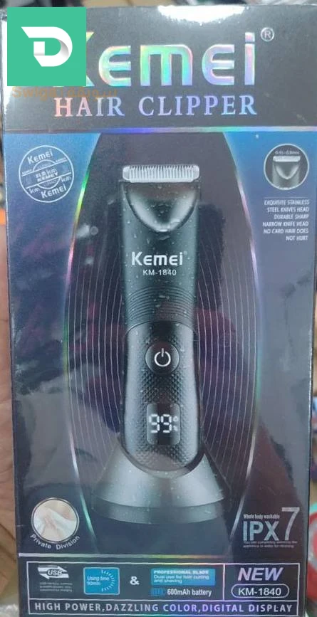 Tondeuse kemei 1947 rechargeable 