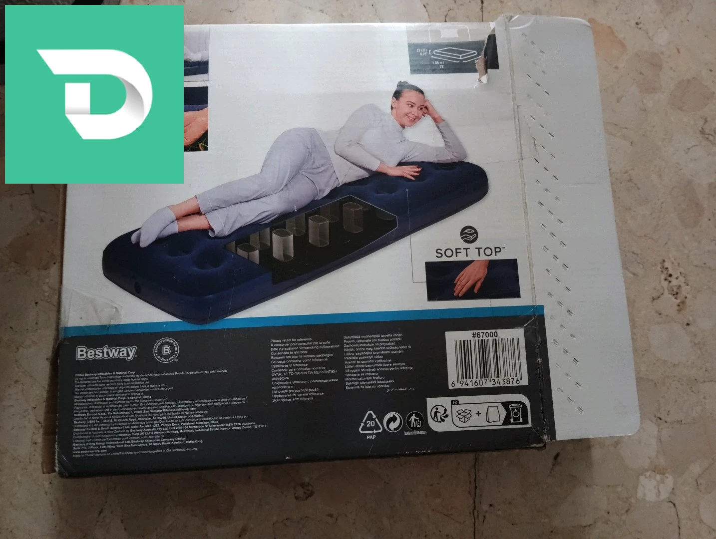 Bestway 68085 Tente De Randonnée 3 Personnes 