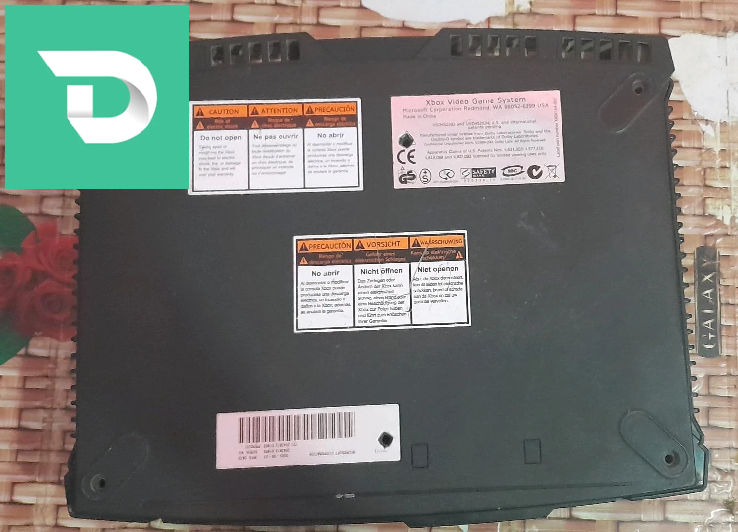 xbox original son mannet nbi3 wla nbrz b cidiat ps40552084098 