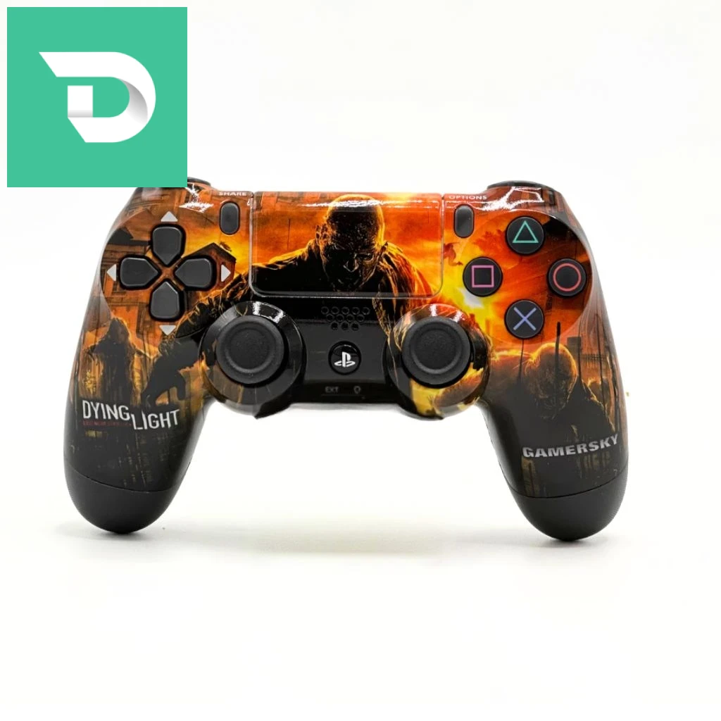 SONY DualShock Manette PS4 Sans Fil, Batterie Rechargeable (High Copy) – Edition Dying Light 