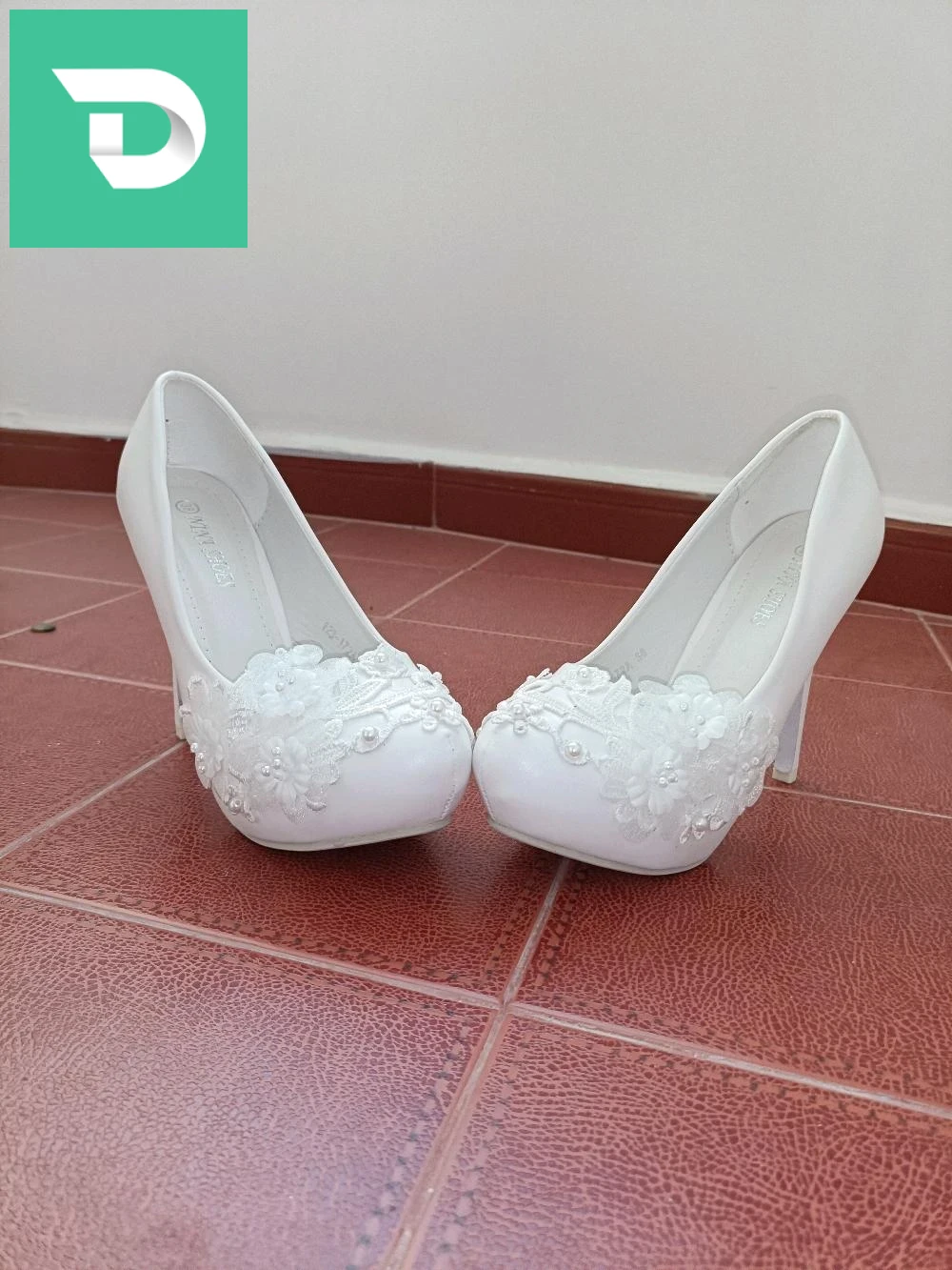 escarpin mariée blanc 