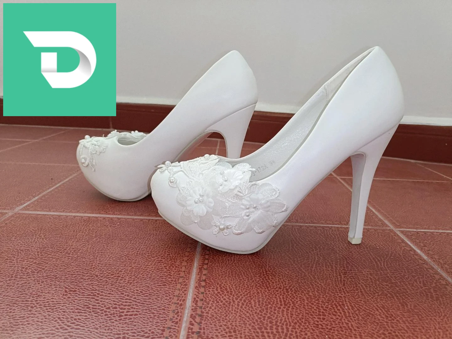 escarpin mariée blanc 
