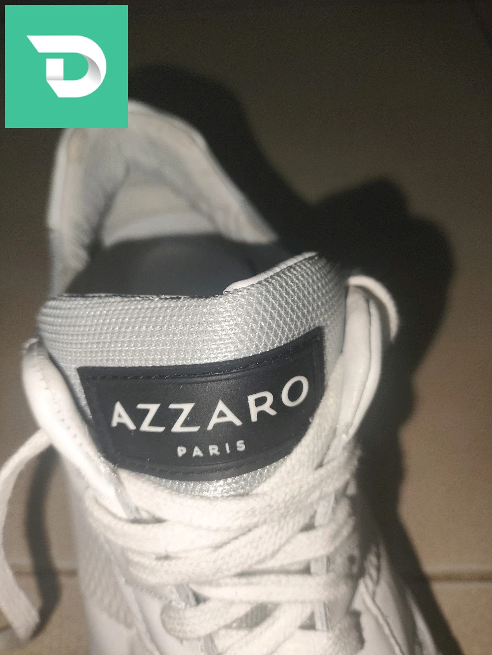AZZARO PARIS Baskets cuir اوريجينال كابة 4 ROSARIO 