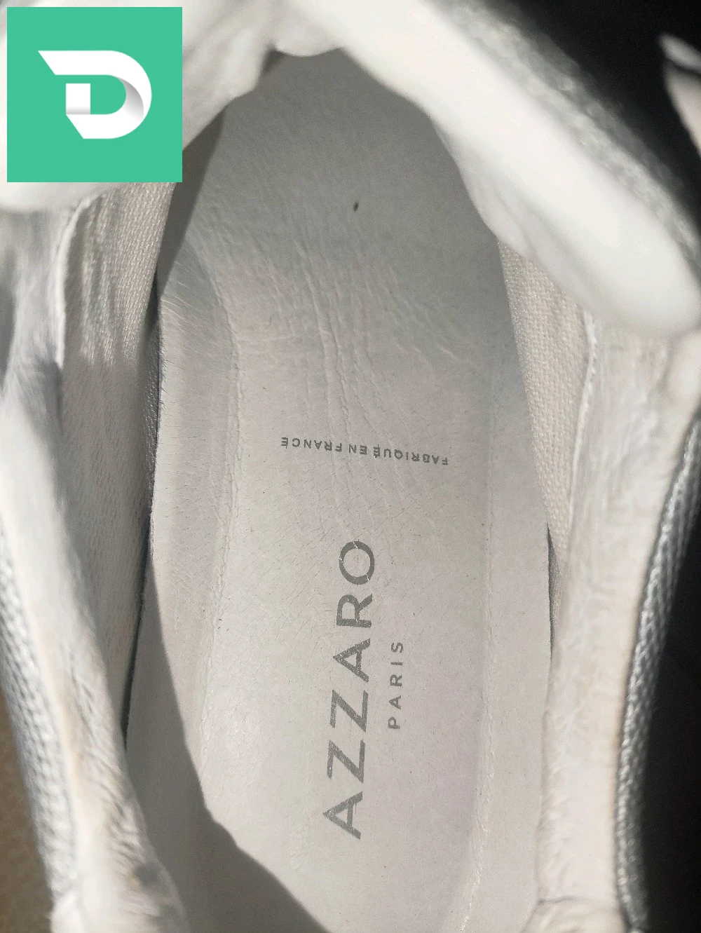AZZARO PARIS Baskets cuir اوريجينال كابة 4 ROSARIO 