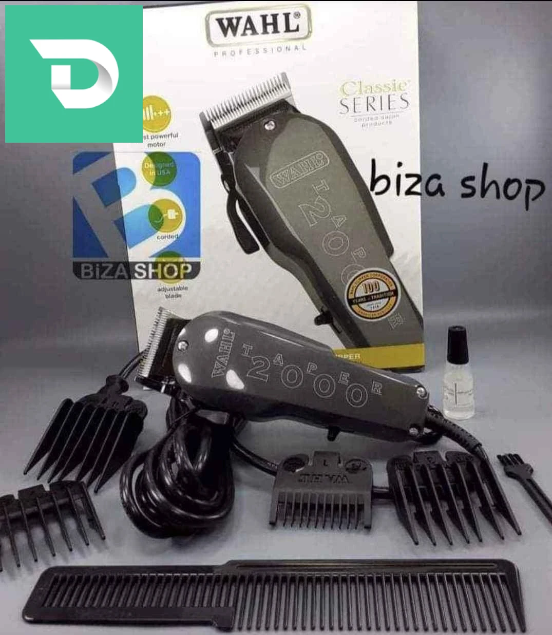 Tondeuse kemei 1947 rechargeable 