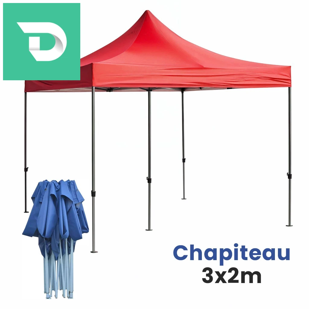 Chapiteau rétractable 5 Pieds 3 x 2m 