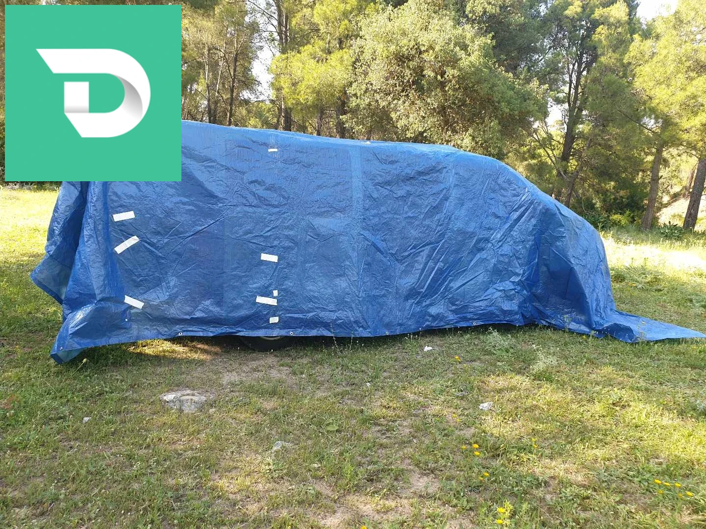 bâche imperméable très bon qualité 6m.5 