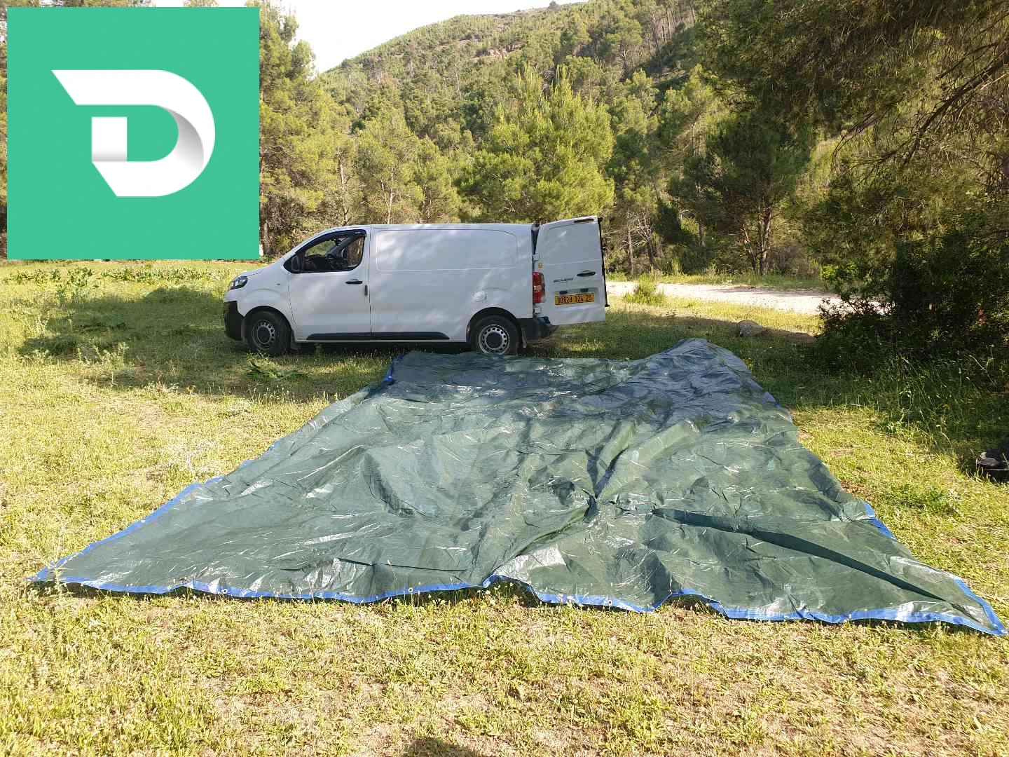 bâche imperméable très bon qualité 6m.5 