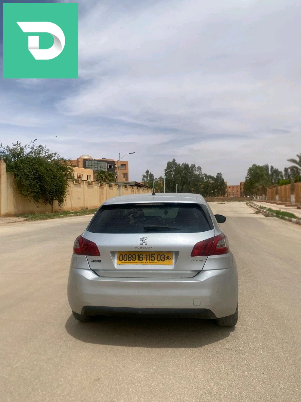 Peugeot 308 2015 3 LAGHOUAT 