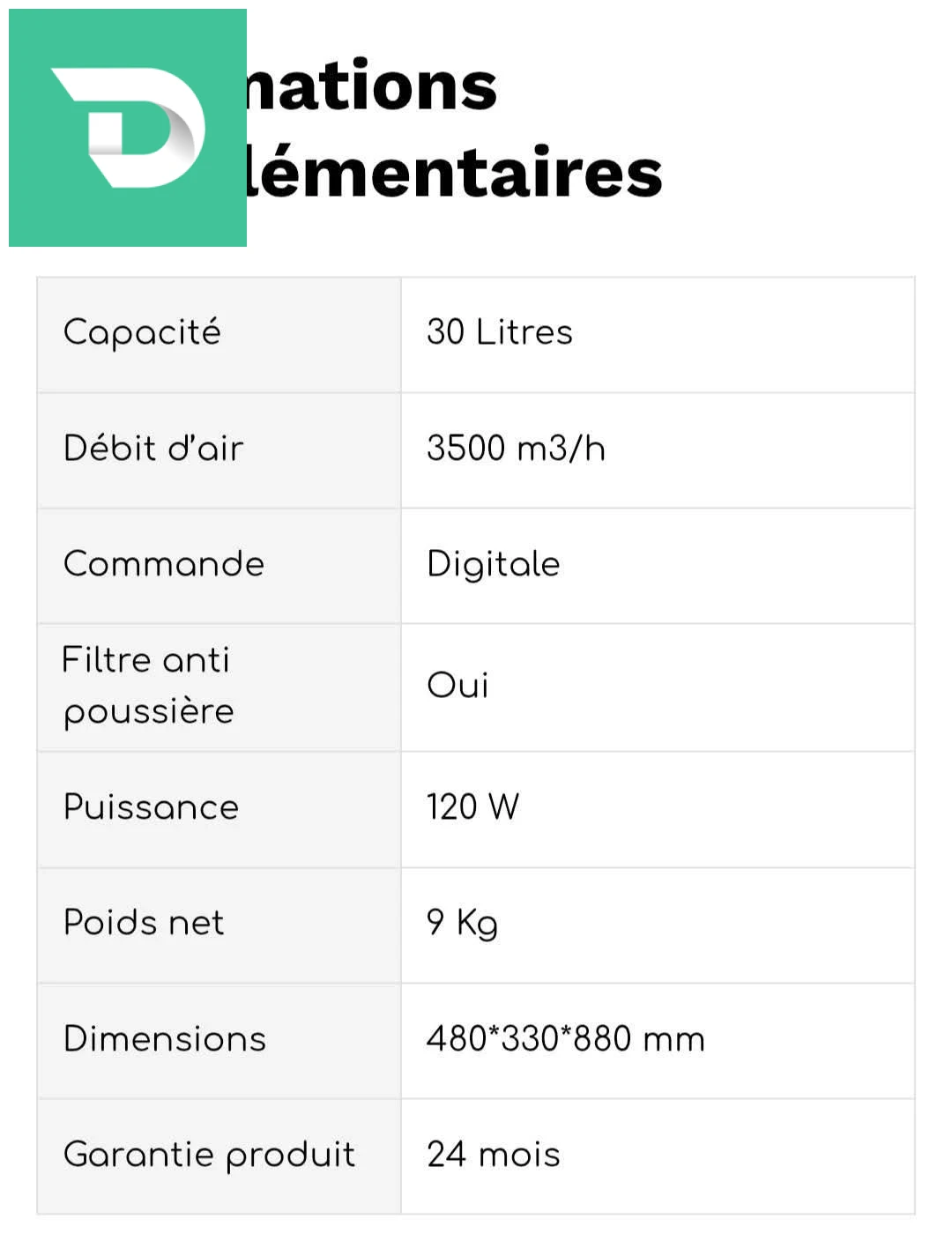 Climatiseurs 