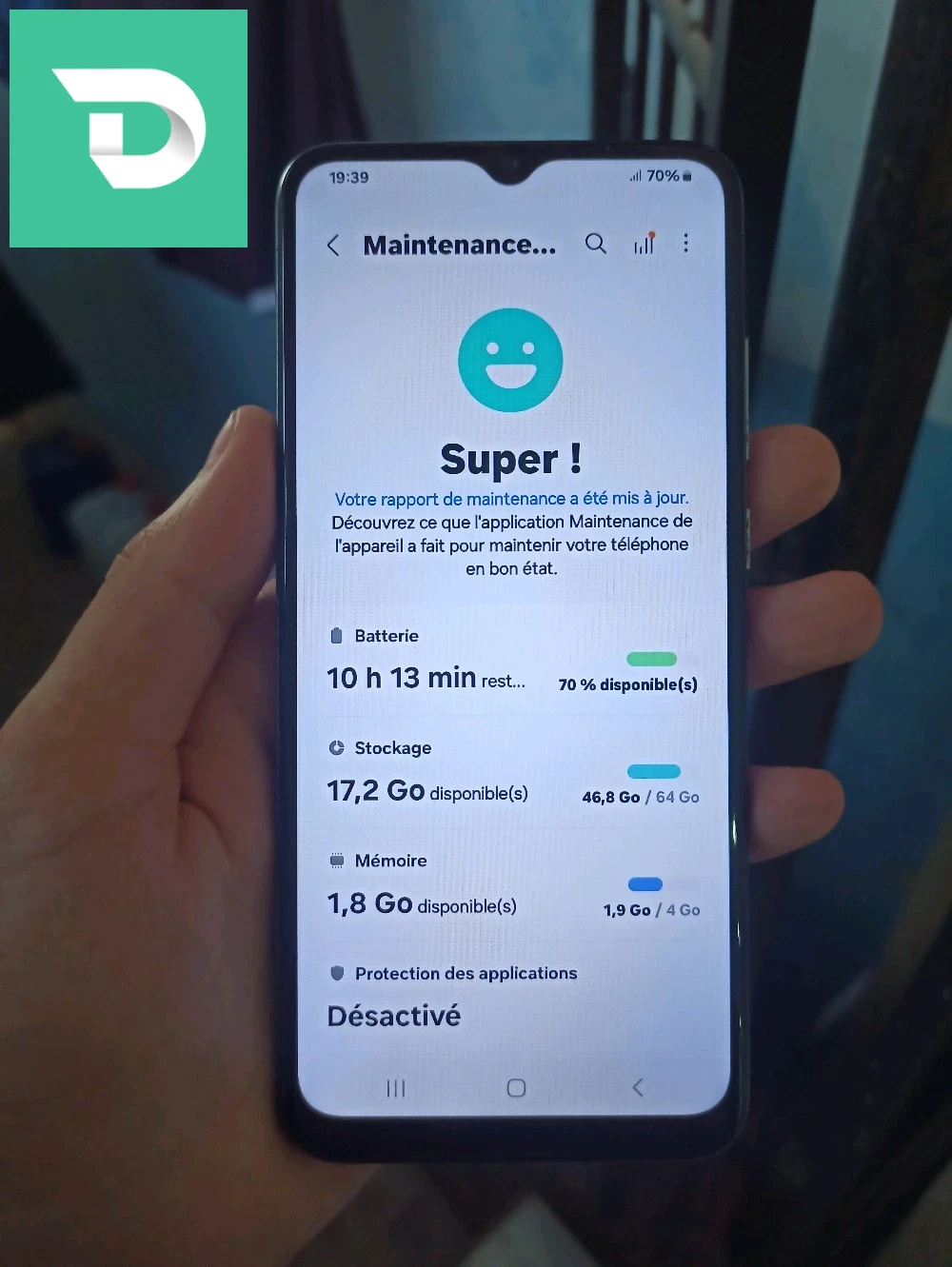 Autres téléphones Android 