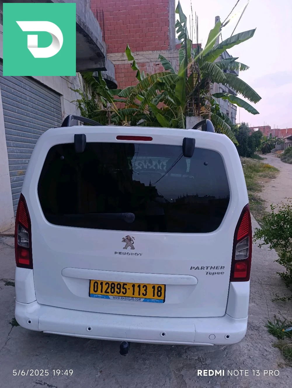 Peugeot Partner Tepee 2013 18 JIJEL 