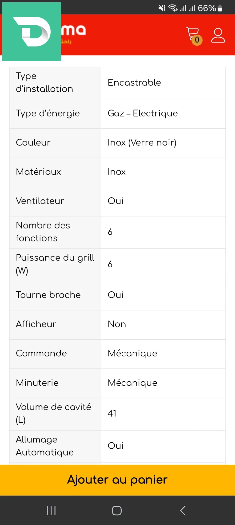 Cuisinières, fours et micro-ondes 