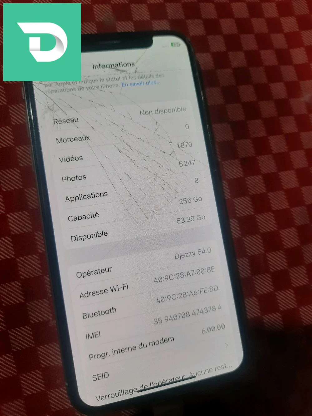 IPhone X à vendre 
