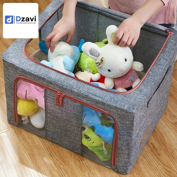 Rangez vos diverses choses avec cette boîte pliable pratique, et gardez vos vêtements bien organisés et à l’abri de la poussière à l’intérieur de cette boîte spéciale, car elle ne prend pas de place pour l’utilisation. Il contient également plusieurs fenê