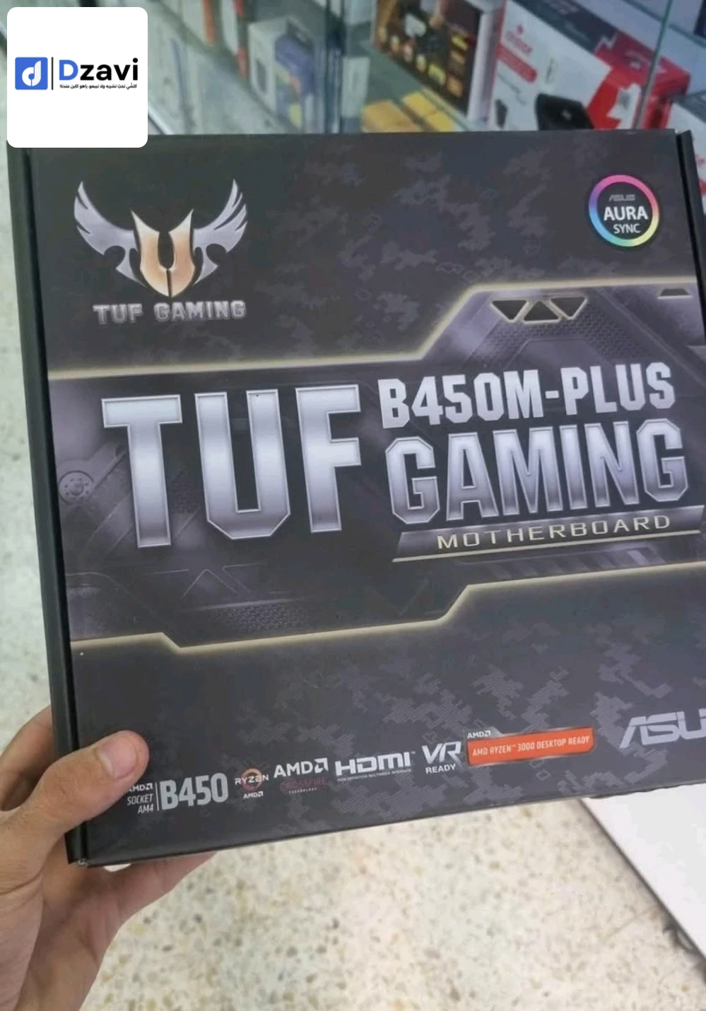 MBO : ASUS TUF B450M+PLUS GAMING RAM : DATO ARES SERIES 24GB DDR4 3200MHZ (16+8)
