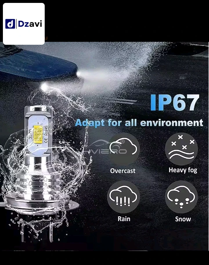 2 Ampoule led csp mini h7 white phare, antibrouillard 9005 k, auto 12v DC , projecteur, sauna Téléphone 0553116459