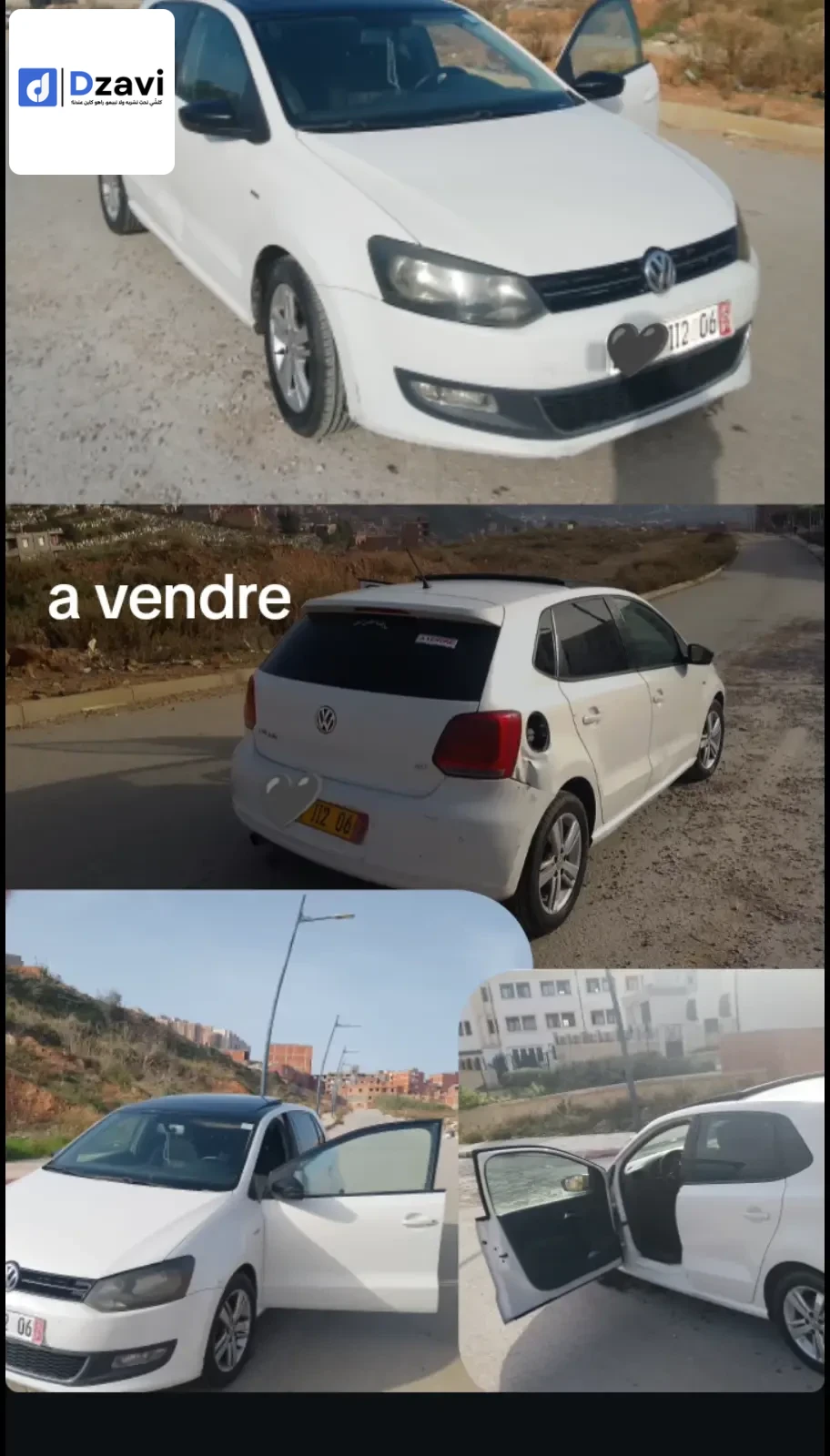 Voitures Volkswagen à 6 BEJAIA